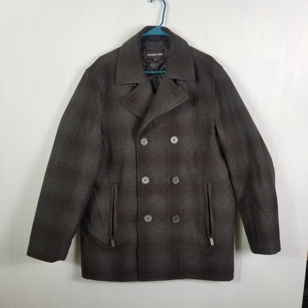 Michael Kors  mens wool blend coat szL